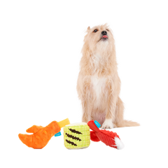 The Maine Event Plush Multi-Part Dog Toy