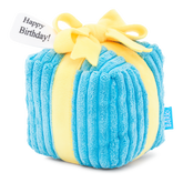 Throw A Party Present Plush 2-in-1 Dog Toy