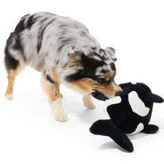 Whale Woofing Plush Extra-Large + Tug Dog Toy