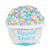 Yippin' Spots Ice Cream Plush Fetch Dog Toy