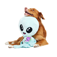 Alien Gnawtopsy Plush 2-in-1 + Tug + Enrichment + Multi-Part + XXL Dog Toy