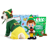Elf Dog Toy & Treat Holiday Gift Box