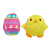 Chickie Poo Plush Multi-Part + Fetch Dog Toy