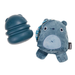 Grey Bear Hugger Super Chewer Durable 2-in-1 + Enrichment Dog Toy