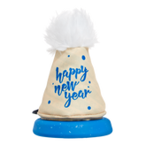 Chew Years Party Hat Durable Super Chewer Enrichment Dog Toy