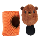 Bucktooth Chuck Plush Multi-Part + Enrichment Dog Toy