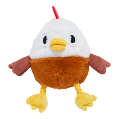 Cock-A-Doodle Dude Plush Tug + Fetch Dog Toy