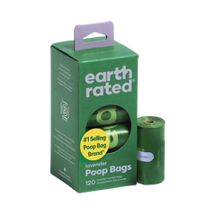Earth Rated® Dog Poop Bags, 8 Refill Rolls, 120 Ct Bags