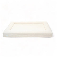 Extra Large Bouclé Orthopedic Dog Bed (Bolster, Cloud)