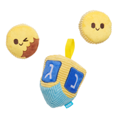 Mazel Toys Hanukkah Plush Multi-Part Dog Toy