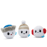 Ice, Ice, and Baby Plush Multi-Part Dog Toy
