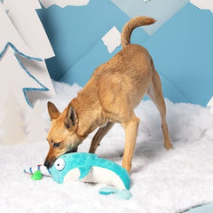 Deck the Narwhal Plush XXL Dog Toy