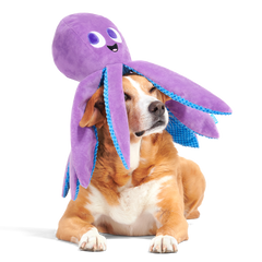 Mondo Ollie the Octopus Plush Tug + Extra-Large Dog Toy