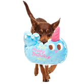 Pudgy the Narwhal Cake Plush Extra-Large Dog Toy