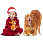 Runnin' Rudolph® Plush Multi-Part Kid + Dog Toy Bundle