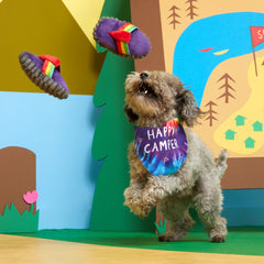 Bandana-Rama Yip Flops Plush Enrichment Dog Toy & Dog Bandana