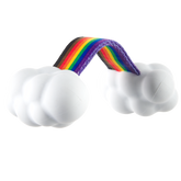 Proud Pup Rainbow Super Chewer Durable Tug Dog Toy