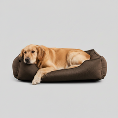 Chester & Lee | Cotton Sleeper Dog Bed Brown