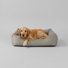 Chester & Lee | Fancy Corduroy Sleeper Dog Bed Taupe