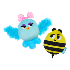 Spring Fling Plush Multi-Part + Fetch Dog Toy