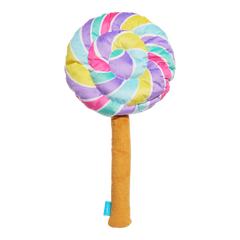 Lick-A-Lot Lollipop Plush Tug Dog Toy