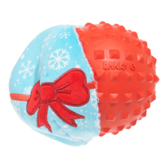 Wripping Pupper Ball Durable Super Chewer 2-in-1 Rip and Reveal Dog Toy