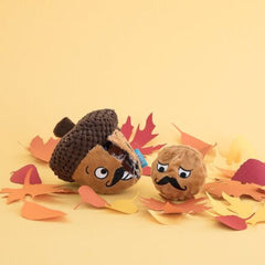 Monsieur Acorn Plush 2-in-1 Rip and Reveal Dog Toy
