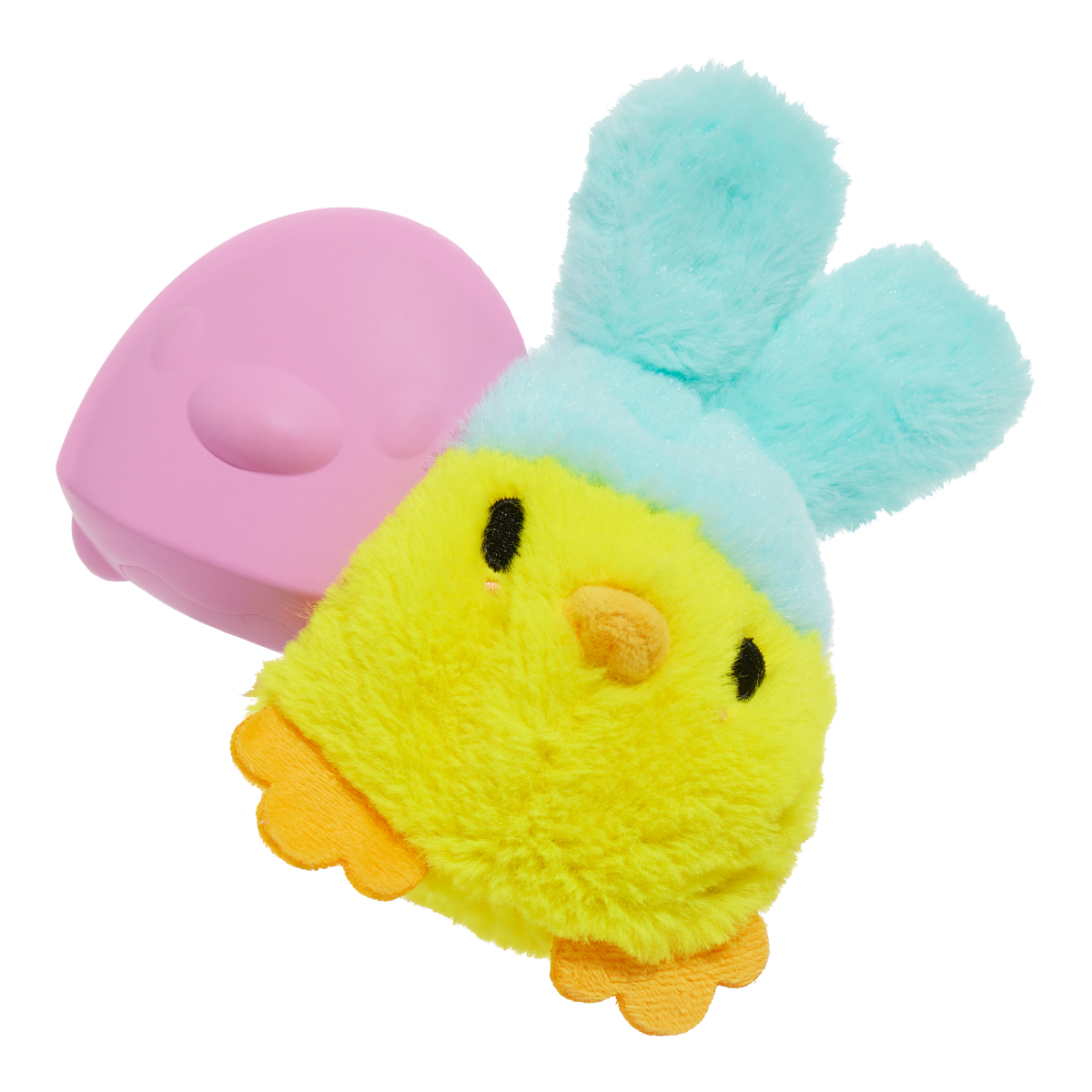 Good Hare Day Chick Durable Super Chewer 2-in-1 Rip and Reveal + Fetch Dog Toy