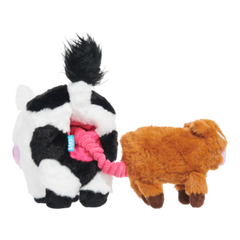 Bertha the Cow Plush Tug + Extra-Large Dog Toy