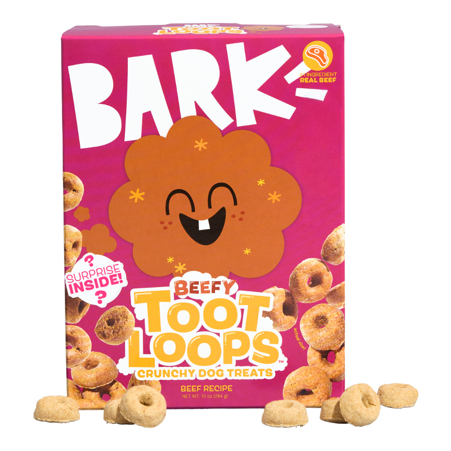 Beefy Toot Loops™ Beef Blend Hard & Crunchy Dog Treats, 10 Oz