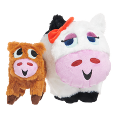 Bertha the Cow Plush Tug + Extra-Large Dog Toy