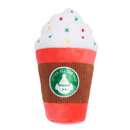 Jumbo Jingle Latte Plush Extra-Large Dog Toy