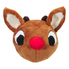 Reindeer Games™ Rudolph® Durable Super Chewer Enrichment + 2-in-1 Rip and Reveal Dog Toy