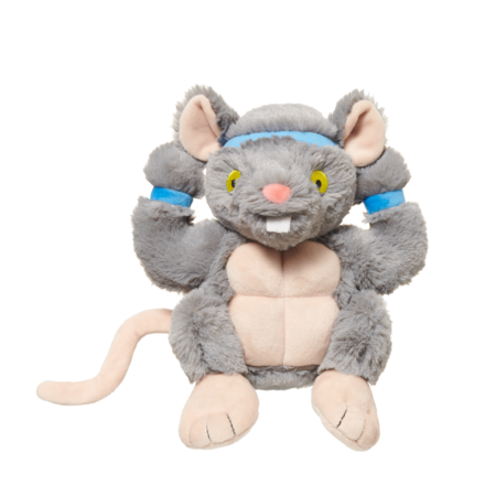 Bodybuilding Brodent Plush Dog Toy