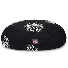 Coral Round Dog Bed