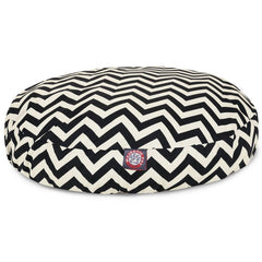 Chevron Round Dog Bed