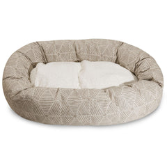 Charlie Sherpa Bagel Dog Bed