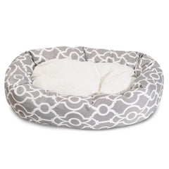 Athens Sherpa Bagel Dog Bed