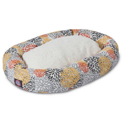 Blooms Sherpa Bagel Dog Bed