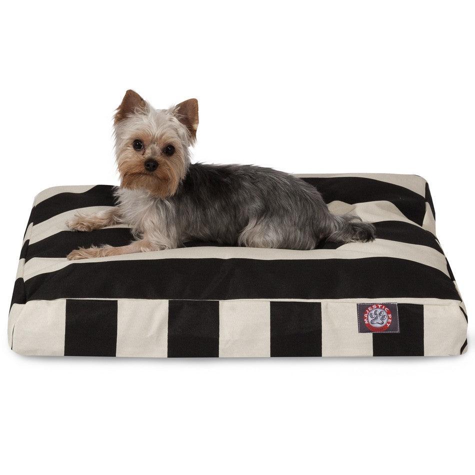 Vertical Stripe Rectangle Dog Bed