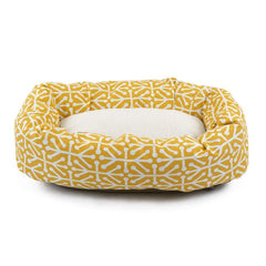 Aruba Sherpa Bagel Dog Bed