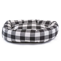 Anderson Check Bagel Dog Bed
