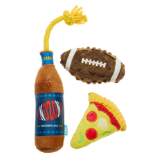 Big Game Bundle Plush Multi-Part + Tug Dog Toy