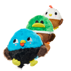 The Pecking Order Plush Multi-Part Dog Toy