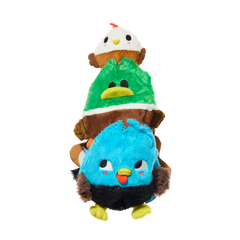The Pecking Order Plush Multi-Part Dog Toy
