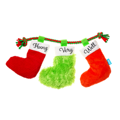 Well Hung Stockings Plush Tug Dog Toy