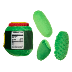 Dill-emma Squad Pickle Plush Multi-Part + Extra-Large Dog Toy