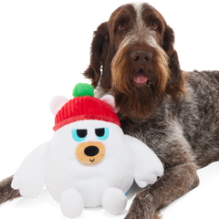 Polar Bear Vortex Plush 2-in-1 Rip and Reveal + Extra-Large Dog Toy