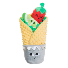 Extra-Snuffed Burrito Plush Extra-Large Multi-Part + Enrichment Dog Toy