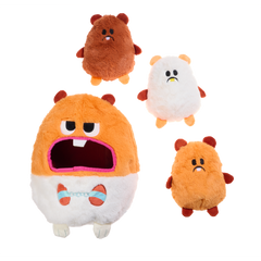 Hannibal Hamster Plush Extra-Large Multi-Part Dog Toy